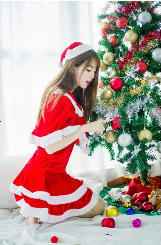 圣诞美女图片,梦幻圣诞美女图鉴  第3张
